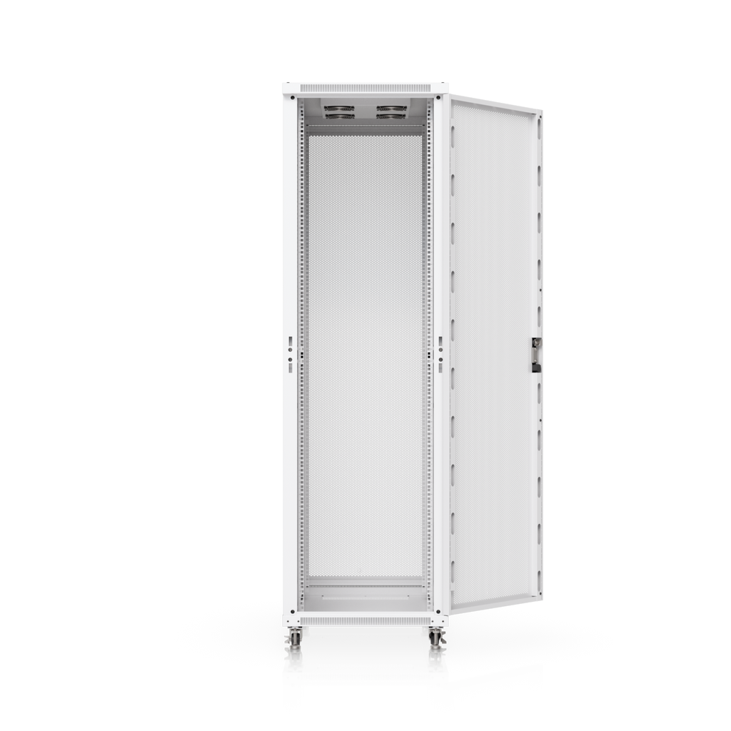42U Rack Cabinet, 1,000 mm, Perforated Door