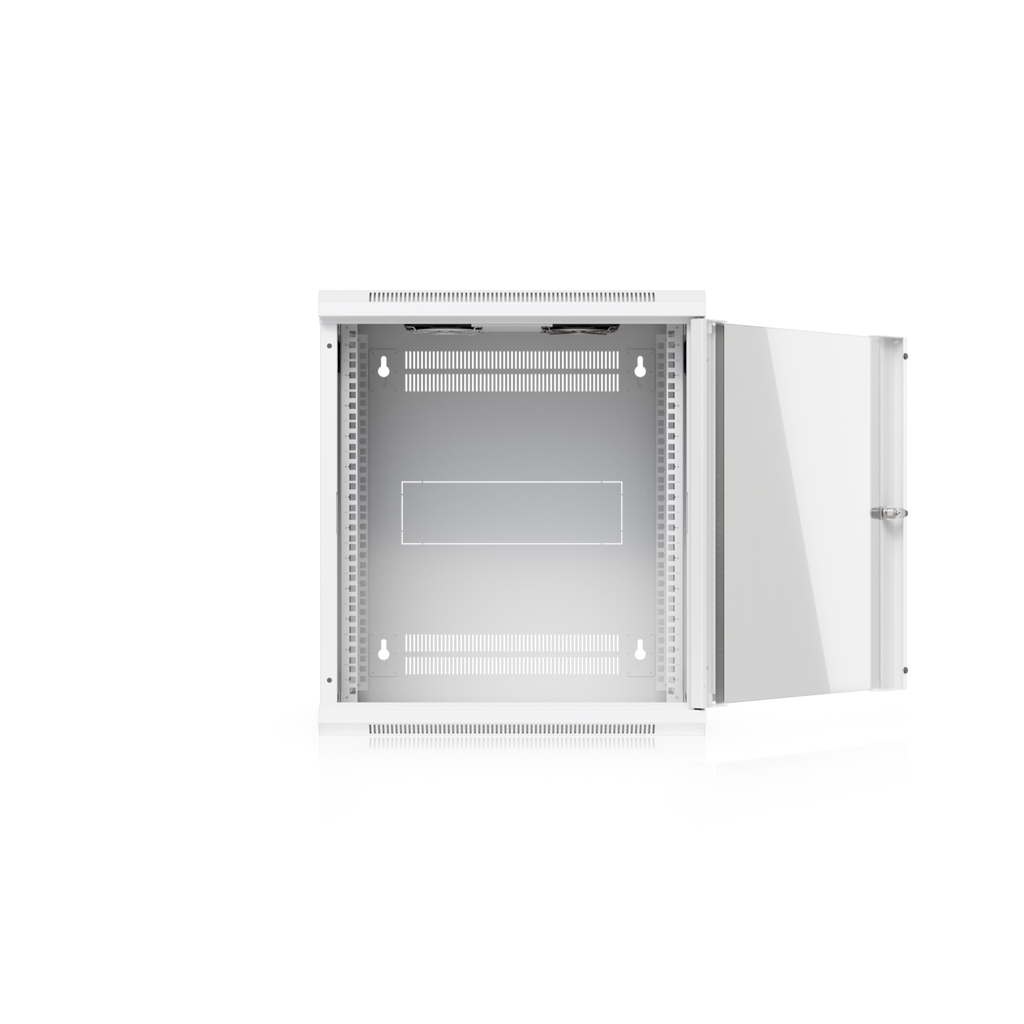 12U Rack Cabinet, 450 mm, Glass Door