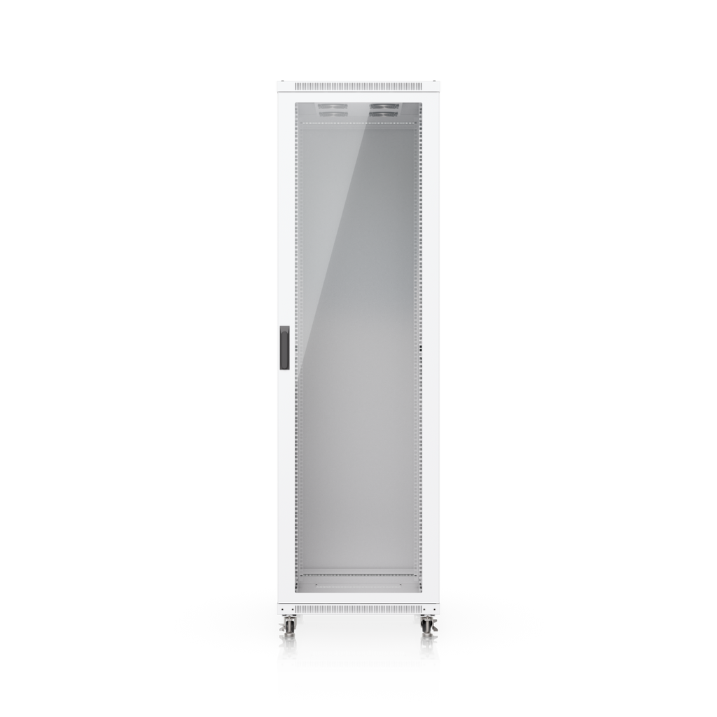 42U Rack Cabinet, 1,000 mm, Glass Door
