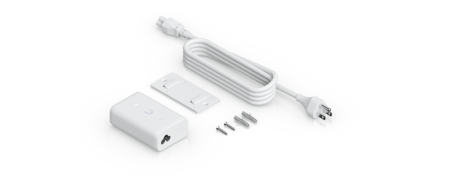 What&rsquo;s in the box — UniFi PoE+ Adapter (30W)