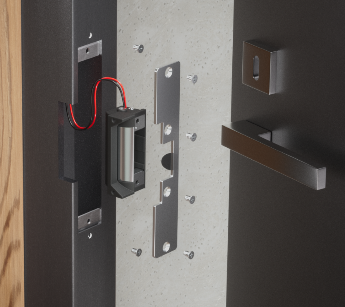 What&rsquo;s in the box — Access Fail-Safe Strike Lock (15 mm)
