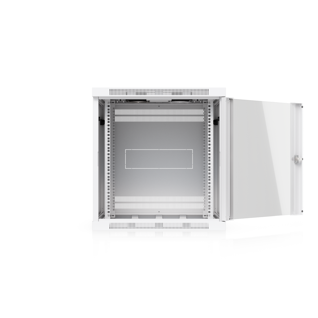 12U Rack Cabinet, 600 mm, Glass Door
