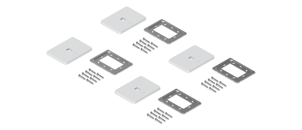 What&rsquo;s in the box — Universal Paintable Keystone Wall Plate, 4-Pack