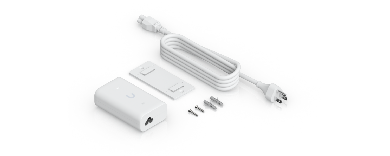 What&rsquo;s in the box — UniFi PoE++ Adapter (60W)