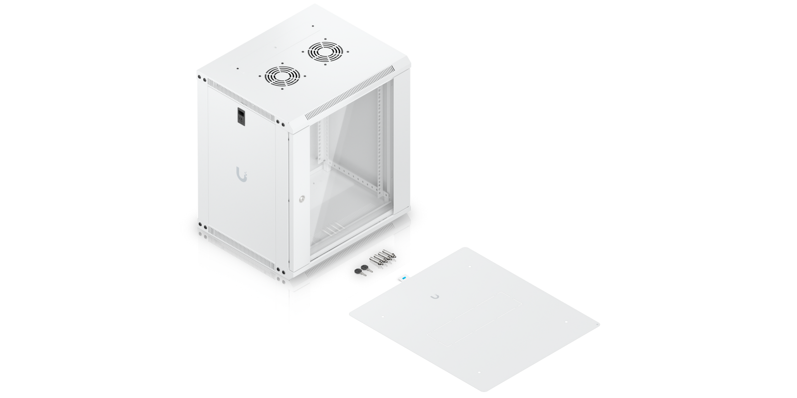 What&rsquo;s in the box — 12U Rack Cabinet, 450 mm, Glass Door