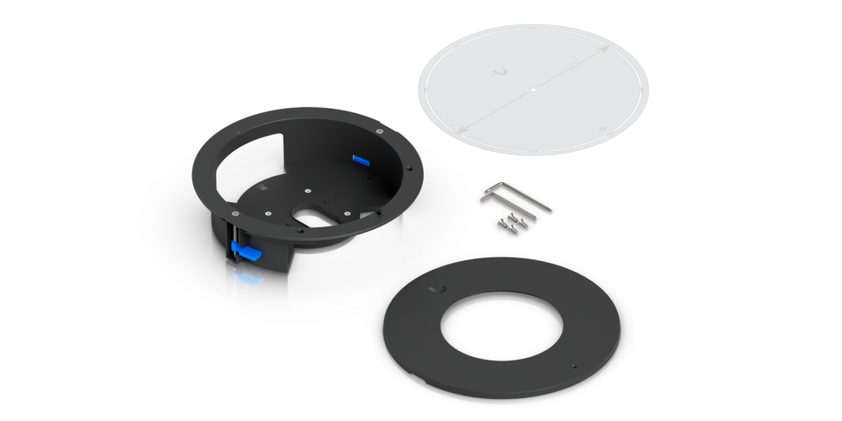 What&rsquo;s in the box — G6 Dome Camera Flush Mount